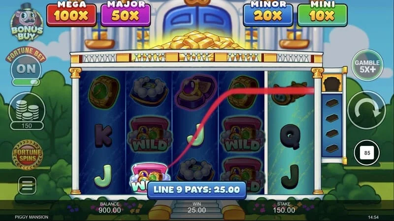 Piggy Mansion - コレクターシンボルで現金を収集